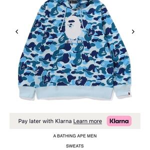 Bape Blue Camo Hoodie